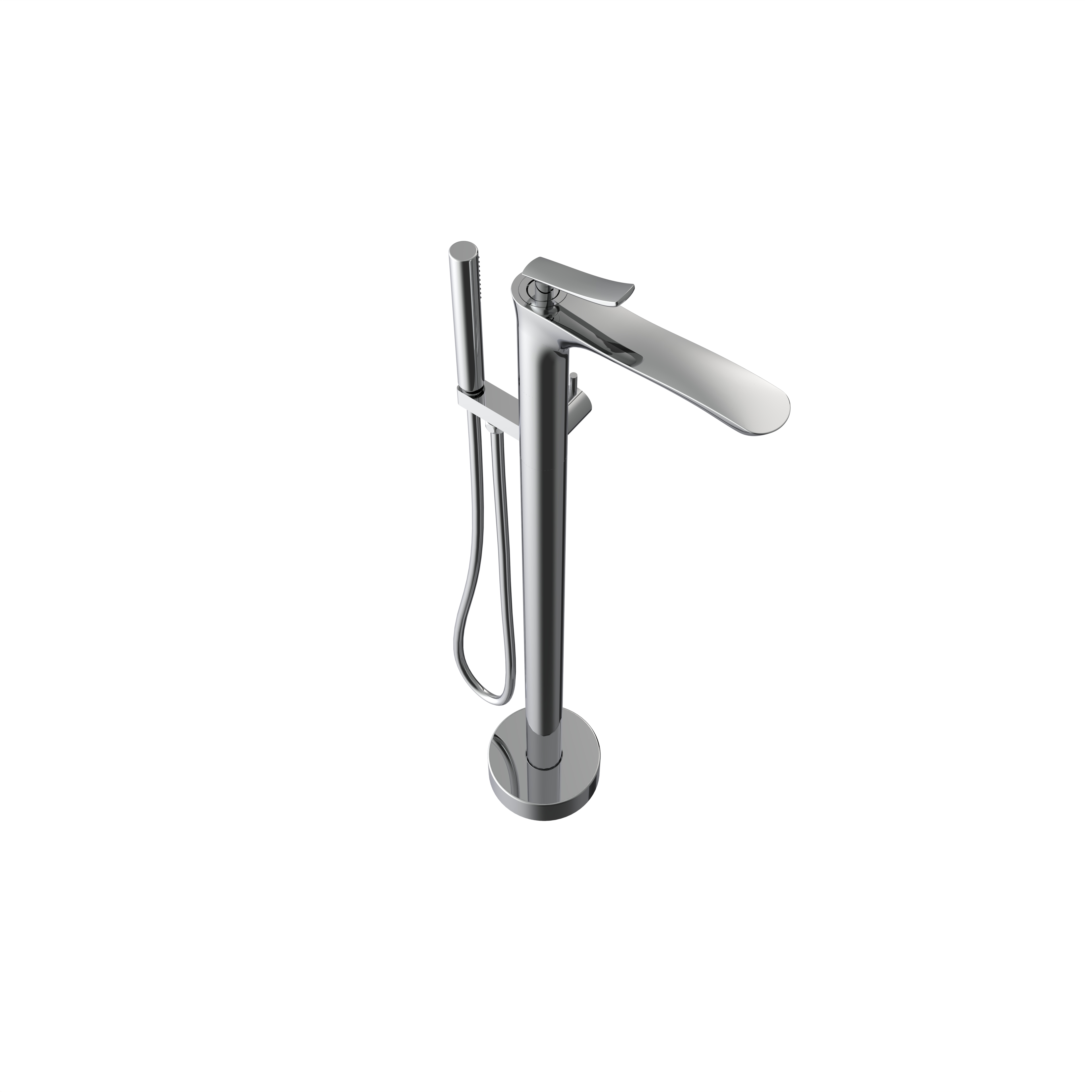 High-Flow Brass Freestanding Tub Filler