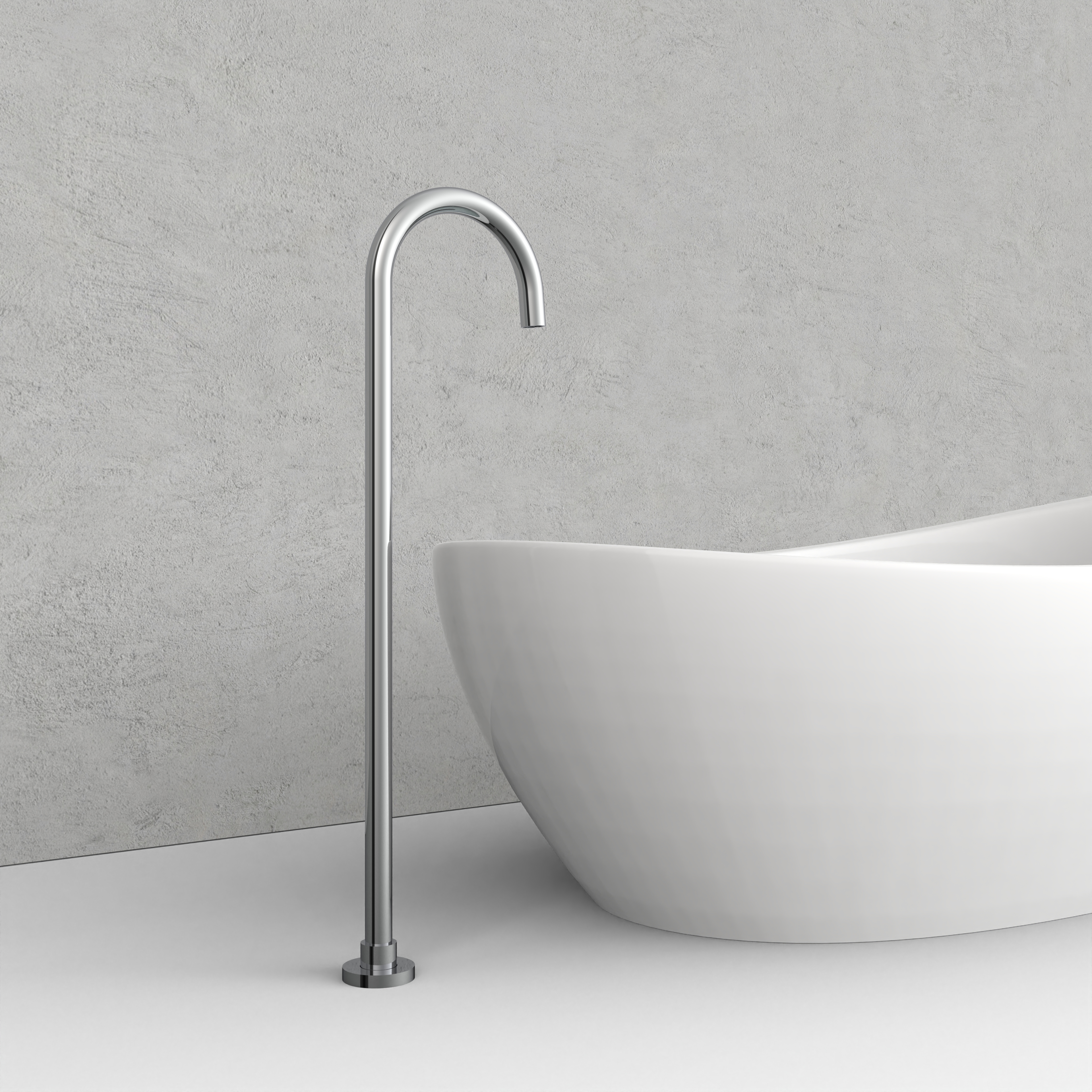 ModernEco-friendly Floor Mounted Bathtub Faucet