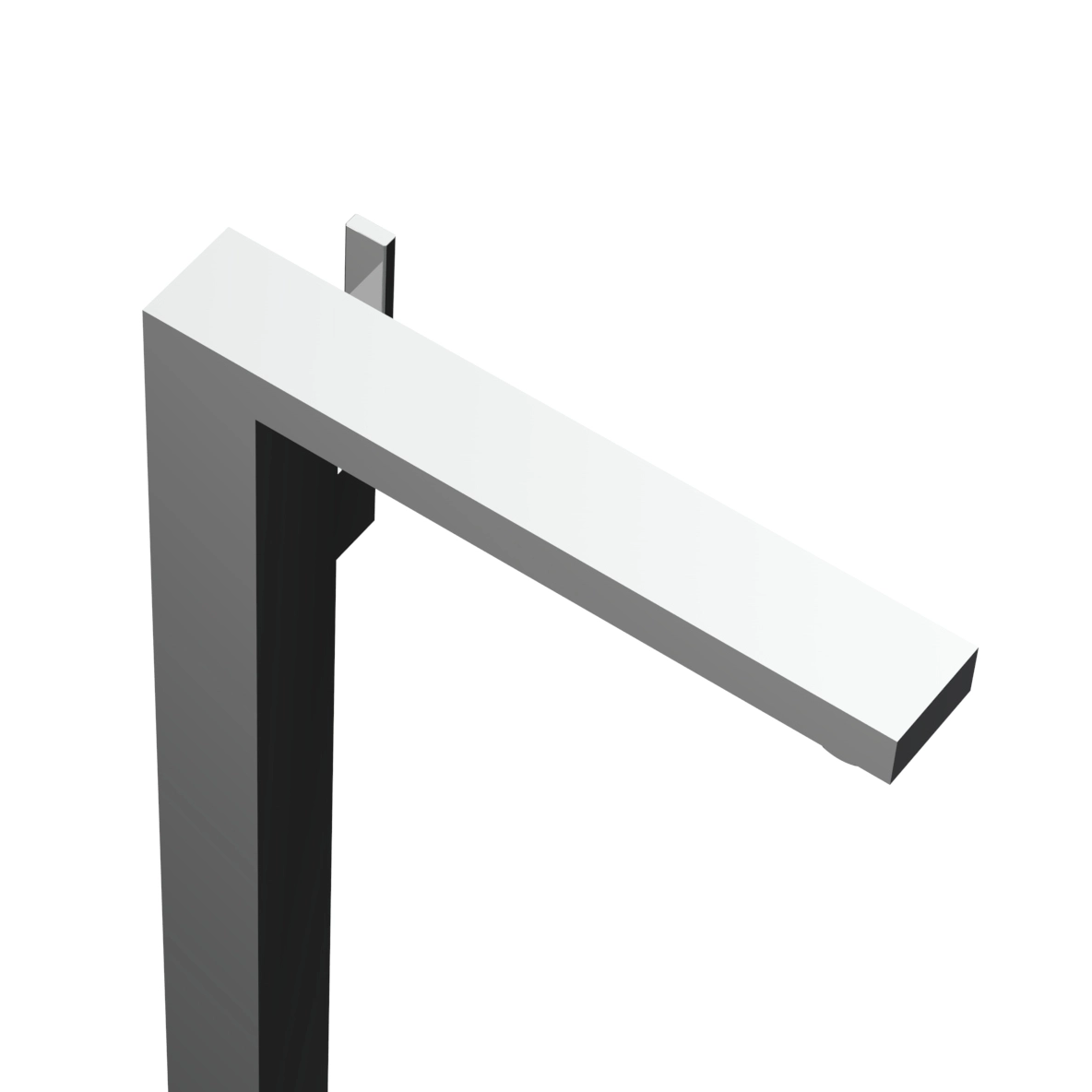 Spa-inspired Contemporary Floor Mounted Tub Faucet