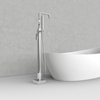 Spiral Square Brass Floor Mounted Bathtub Faucet