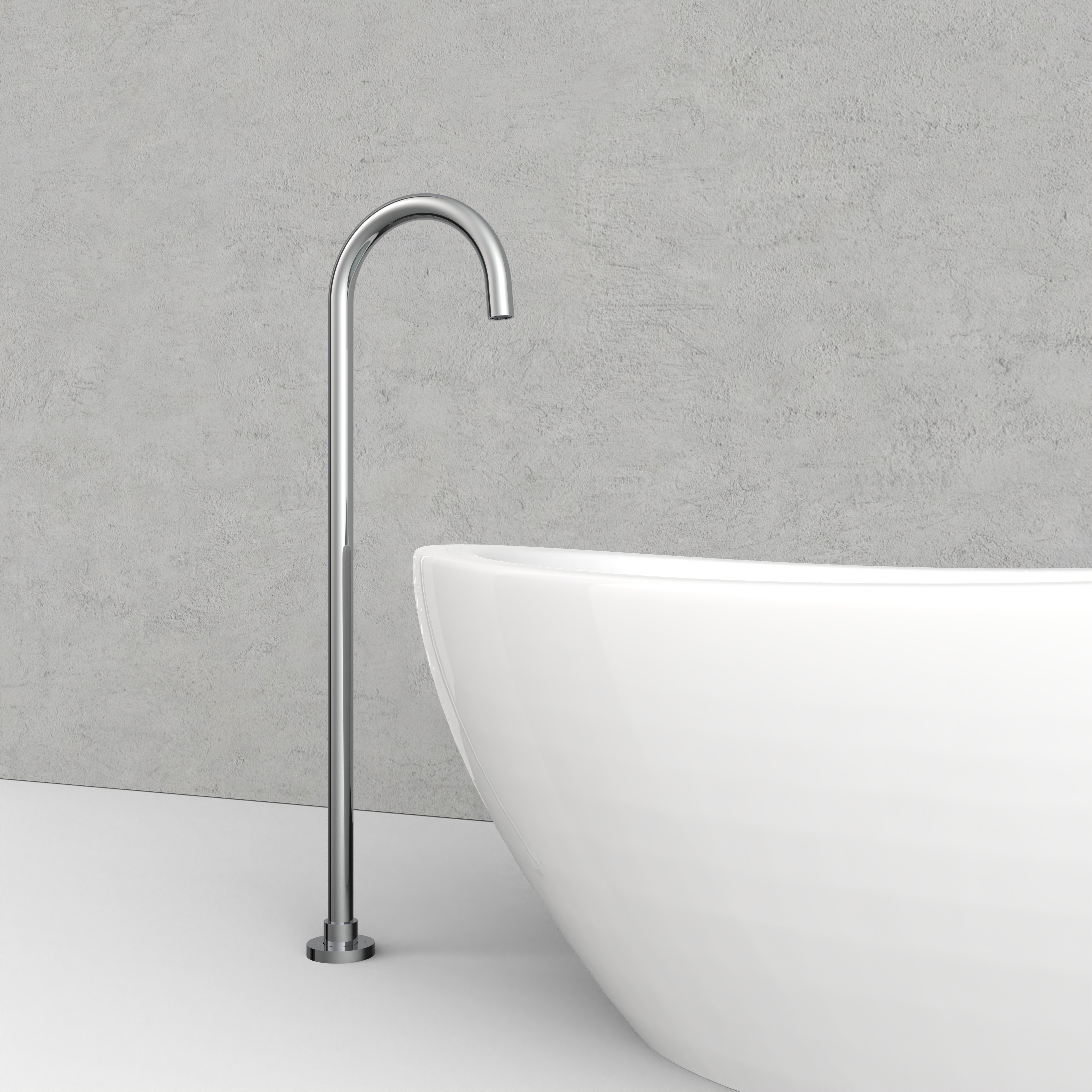 ModernEco-friendly Floor Mounted Bathtub Faucet