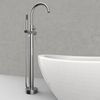 Brushed Nickel High Flow Freestanding Tub Faucet with Rough-in Valve