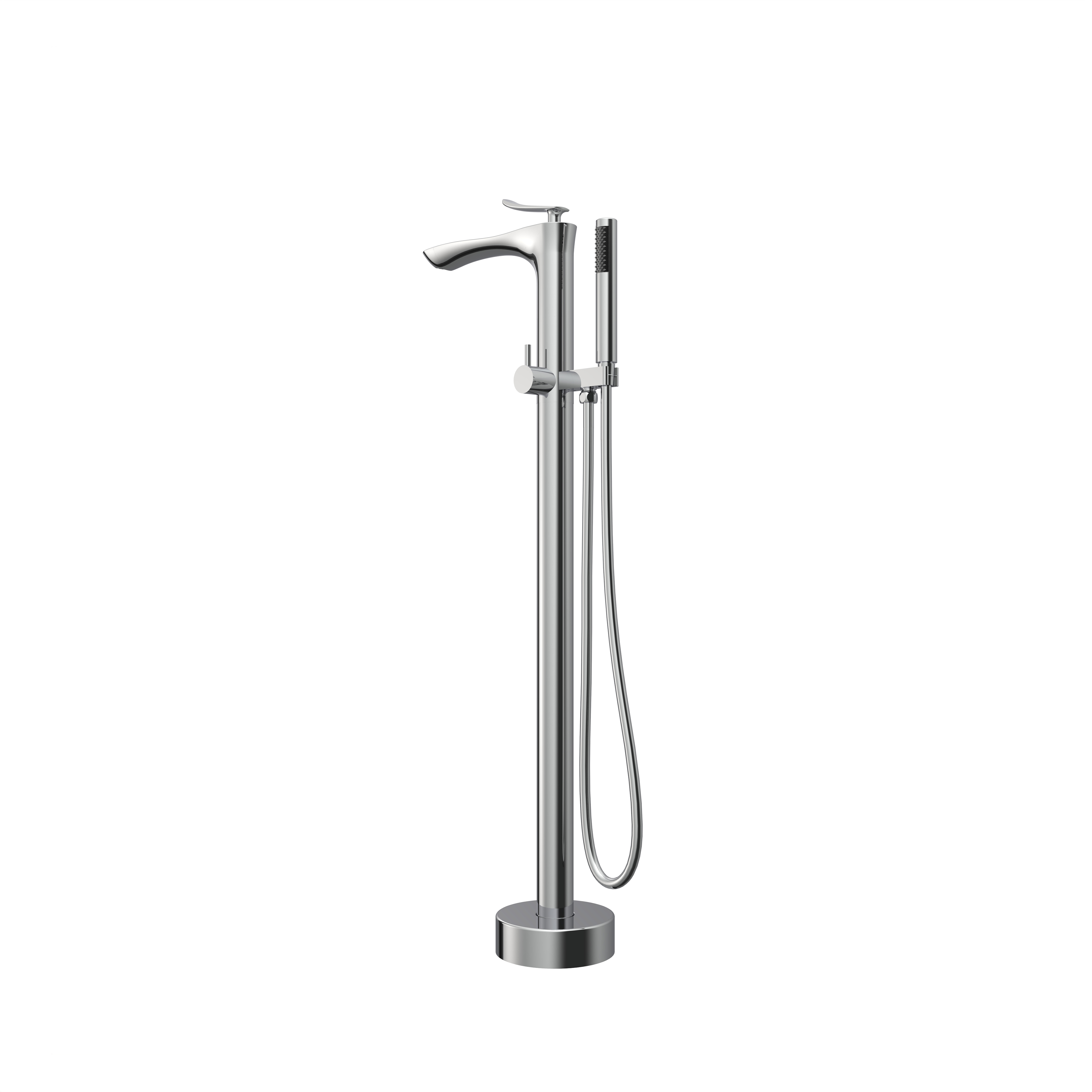 High-Flow Brass Freestanding Tub Filler