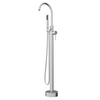 Swan Spout Gliter Polished Chrome Tub Filler