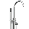 Swan Spout Gliter Polished Chrome Tub Filler