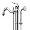 Retro Design Brass Stainless Steel Freestanding Tub Faucet