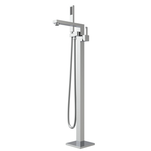 Stylish Luxurious Chrome Freestanding Bathtub Faucet