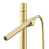Luxury Brushed Gold Freestanding Tub Filler - DF-02027A-BG OEM/ODM Supply