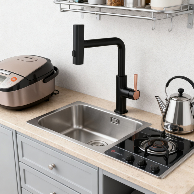 Modern Chrome Zinc Alloy Mixer Tap with Dual-Mode Sprayer for Residential and Commercial Projects to All Countries