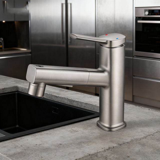 Modern single handle sprayer mixer tap for efficient home and commercial kitchens from China manufacturer 