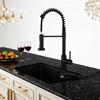 Commercial Style Pull-Down Kitchen Faucet with Dual-Function Sprayer by SUS304 Stainless Steel 