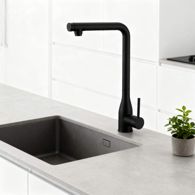 Commercial-Grade Modern Chrome Pull-Out Kitchen Faucet with Sprayer for Projects and Global Supply