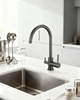 Modern Kitchen Mixer Faucet with Dual Water Flow Mode, Easy Switch Between Spray and Stream
