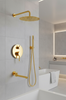 1101020 | 3-Function Concealed Shower System – Brushed Gold / Rose Gold