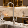 Single Handle Stainless Steel Kitchen Faucet – Elegant Gooseneck Design, Precision Flow Control and Reliable Global Supply