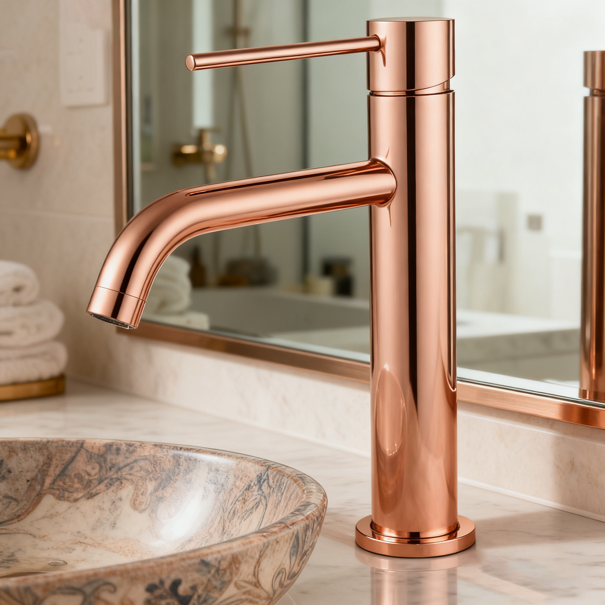 Matte Black Tall Basin Faucet – Modern Brass Vessel Sink Mixer Tap | Single-Handle | OEM & Project Ready