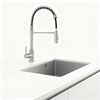 Commercial Style Pull-Down Kitchen Faucet with Dual-Function Sprayer by SUS304 Stainless Steel 