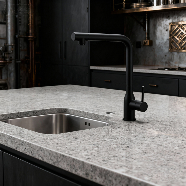 Commercial-Grade Modern Chrome Pull-Out Kitchen Faucet with Sprayer for Projects and Global Supply