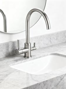 Modern Kitchen Mixer Faucet with Dual Water Flow Mode, Easy Switch Between Spray and Stream