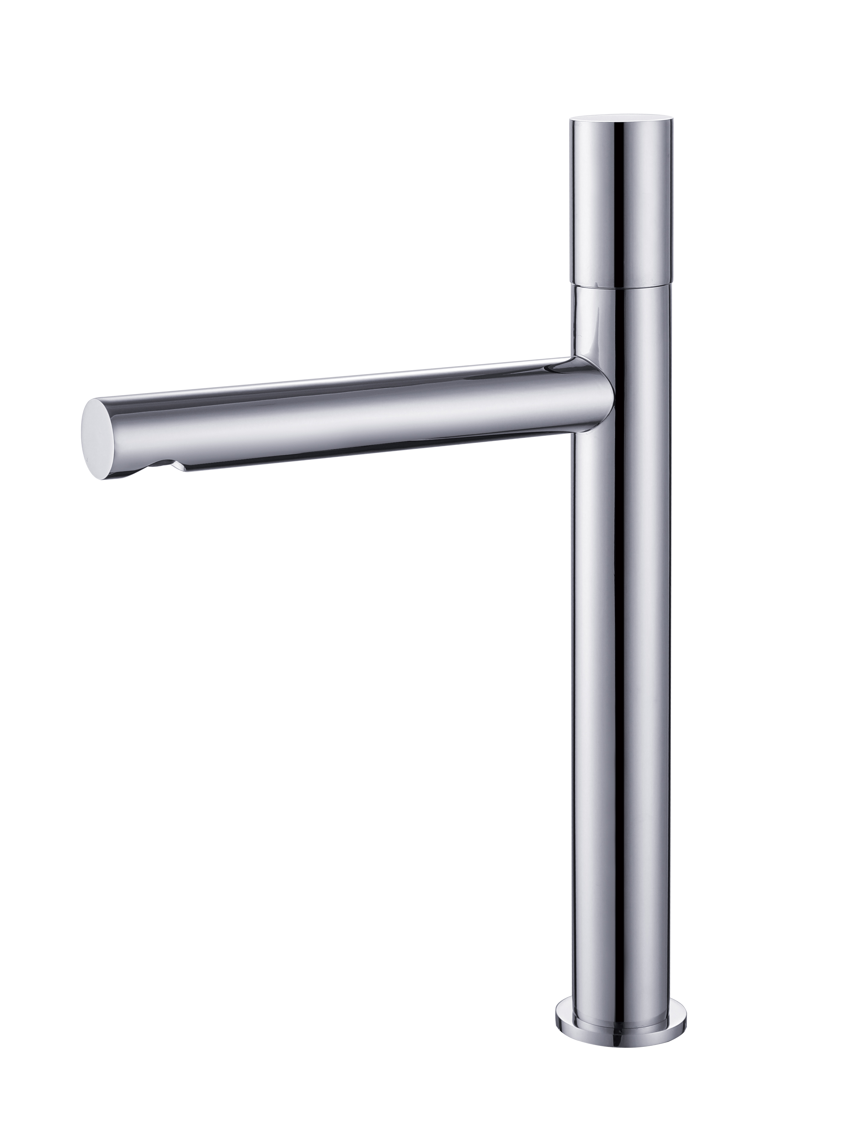 Tall Single Handle Basin Faucet with Built-in Aerator Sprayer – Modern Vessel Sink Mixer Tap for Residential & Commercial Bathroom Projects