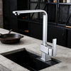 Premium Single-Handle High-Arc Kitchen Faucet in Durable DR Brass Body and Zinc Alloy Handle for Modern Kitchens