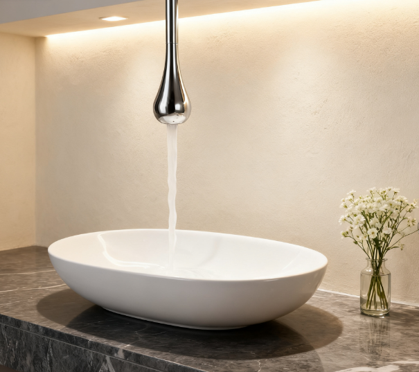 Brushed Nickel Ceiling-Mounted Waterfall Bathtub Faucet with Adjustable Sprayer and Minimalist Handle Modern Brass Ceiling Shower Tap for Luxury Bathroom Projects