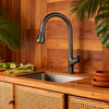 Commercial Style Pull Out Kitchen Mixer Tap with Sprayer for Cleaning and Washing Dishes from China manufacturer