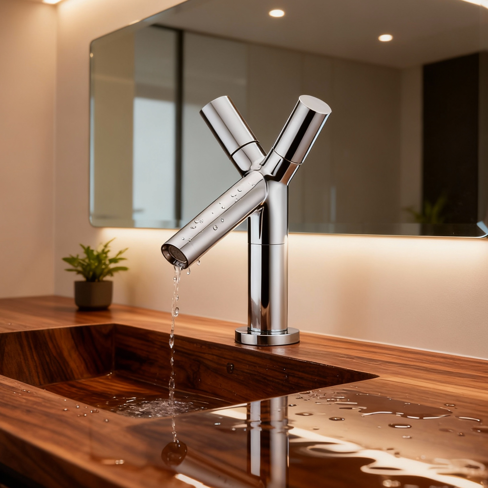 DF-Y6019 Modern Basin Faucet – DR Brass Single Handle Mixer with Precision Sprayer