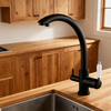 Brass Kitchen Faucet with Zinc Alloy Handle and Multiple Finish Options, Sprayer Functionality, Superior Quality