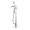 Modern Floor Mounted Waterfall Spout Freestanding Tub Faucet DF-02041