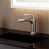 DF-01311 Brushed Nickel Brass Basin Faucet – Modern Design with Smooth Water Flow & Premium Sprayer Function