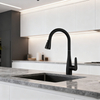 Modern Commercial Kitchen Faucet with Flexible Hose and 360° Rotation by OEM Factory Supplier China