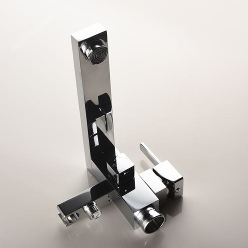 Experience Luxury And Convenience with Our Square Floor-Standing Bathtub Faucet DF-02011