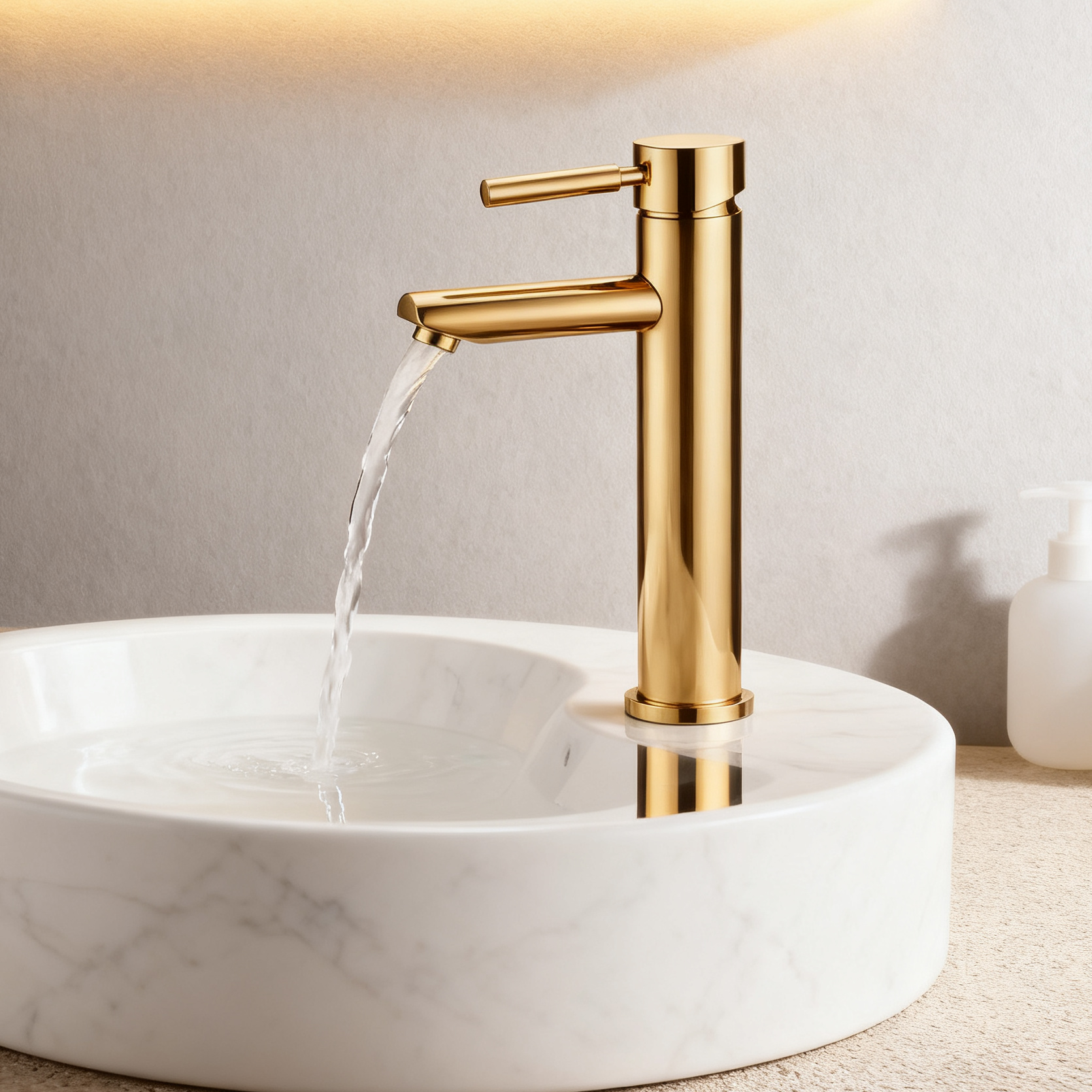 DF-01203SS Tall Stainless Steel Basin Mixer Faucet Modern 304 Stainless Steel Vessel Sink Tap with Single Handle And Aerator Sprayer Function Brushed or Polished Finish Bathroom Mixer OEM Manufactur