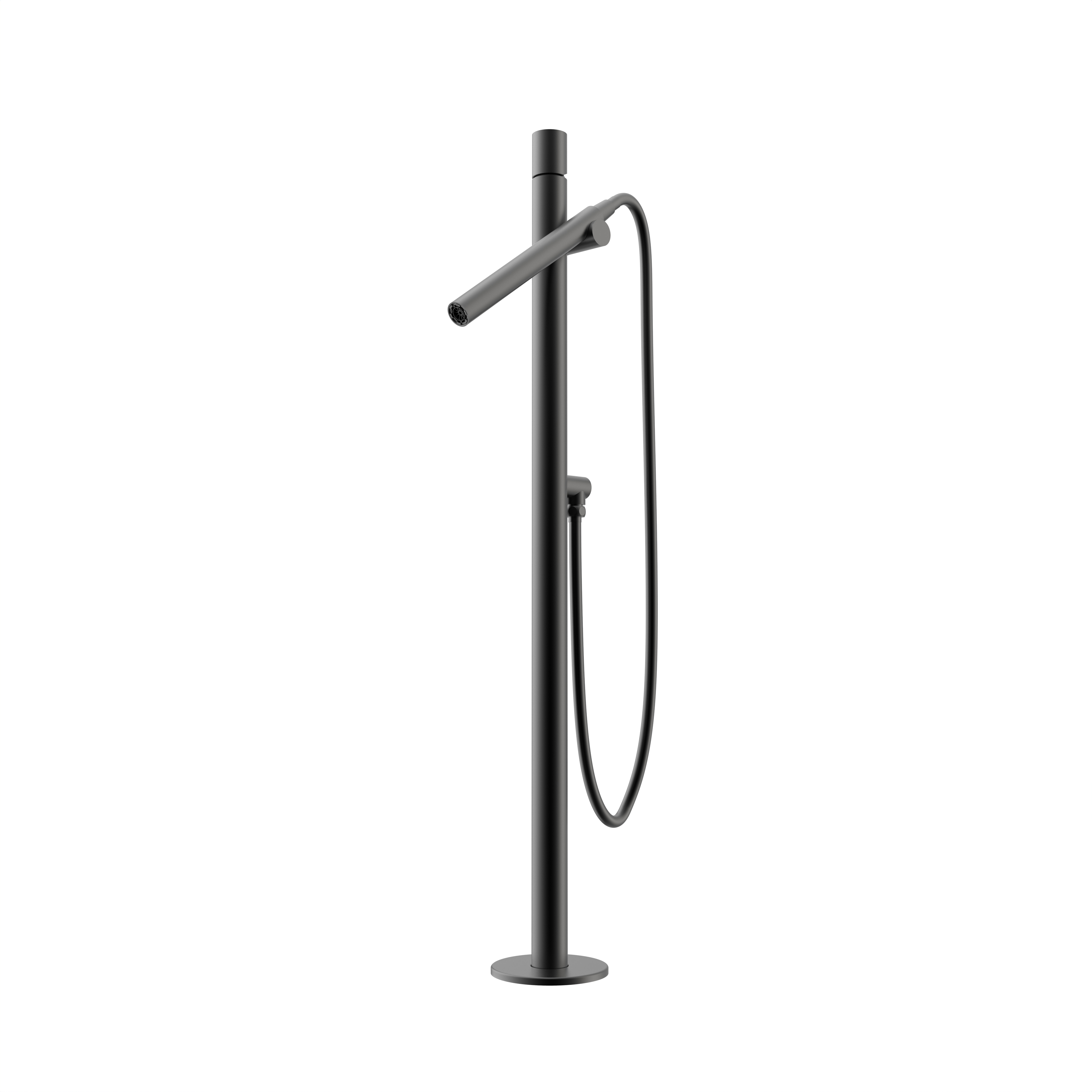 Matte Black Stainless Steel Bath Faucet