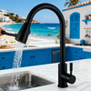 Pull-Out Kitchen Faucet in 304 Stainless Steel Body & Handle and Dual-Function Sprayer for Modern Residential or Commercial project