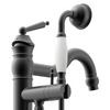 High-Flow Brass Floor-Mounted Bathtub Faucet - Stylish & Durable Solution for Modern Bathrooms
