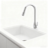 Premium High-Arc Pull-Down Kitchen Faucet with Sprayer and durable Chrome Finish for Modern Homes and Commercial Spaces