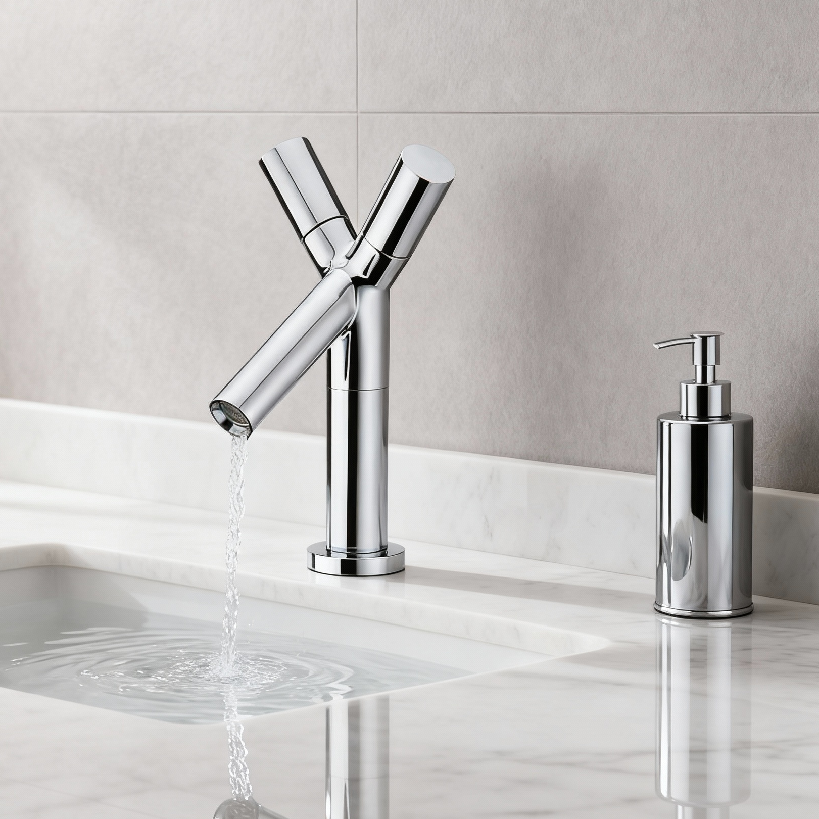 DF-Y6019 Modern Basin Faucet – DR Brass Single Handle Mixer with Precision Sprayer