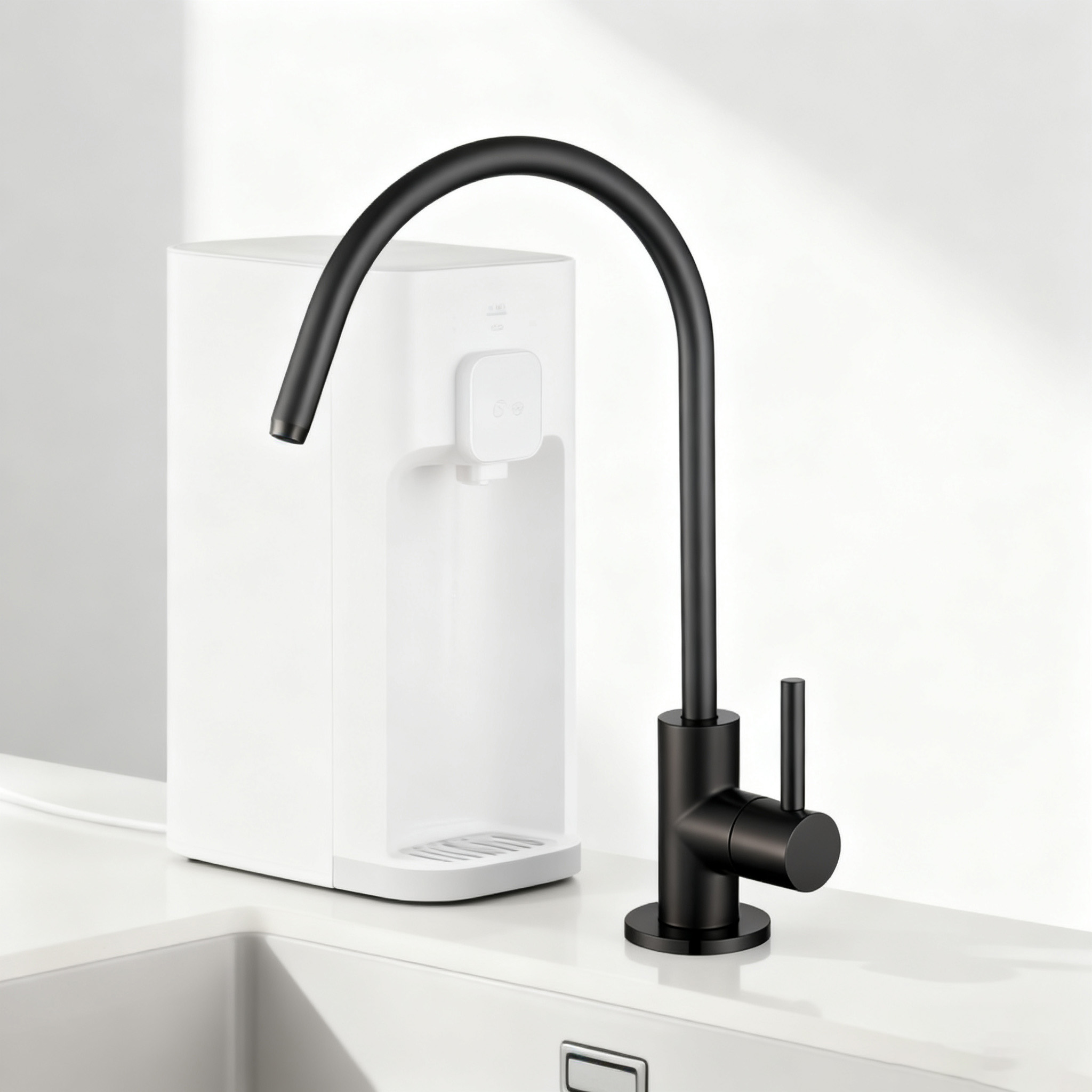 Modern Single Handle Filtered Water Faucet Swivel Kitchen Tap for RO Filtration System
