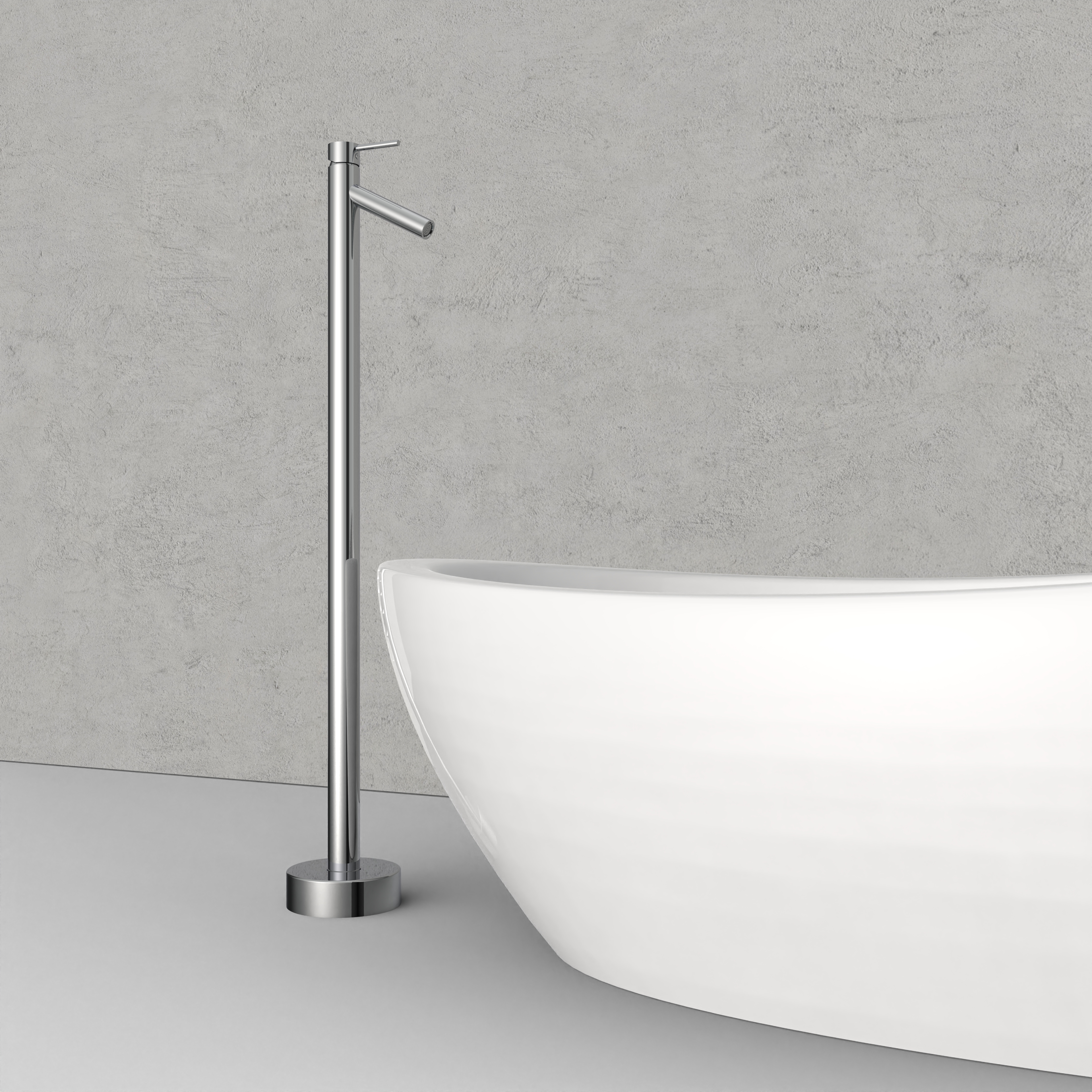 Sleek Chic Freestanding Basin Faucet for Pedestal Basin