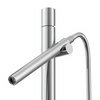 Polished Chrome Freestanding Tub Filler OEM ODM Custom Production