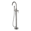 Brushed Nickel High Flow Freestanding Tub Faucet with Rough-in Valve