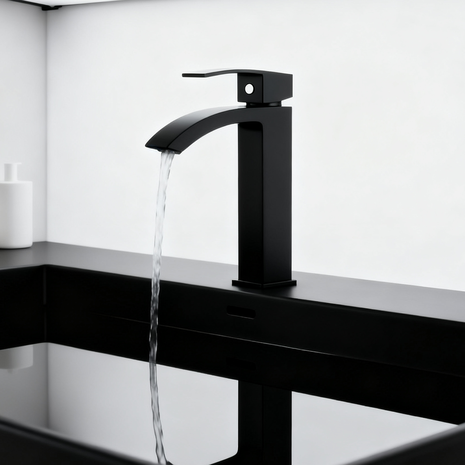 Single Hole Single-Handle High Arc Bathroom Faucet in Polished Chrome