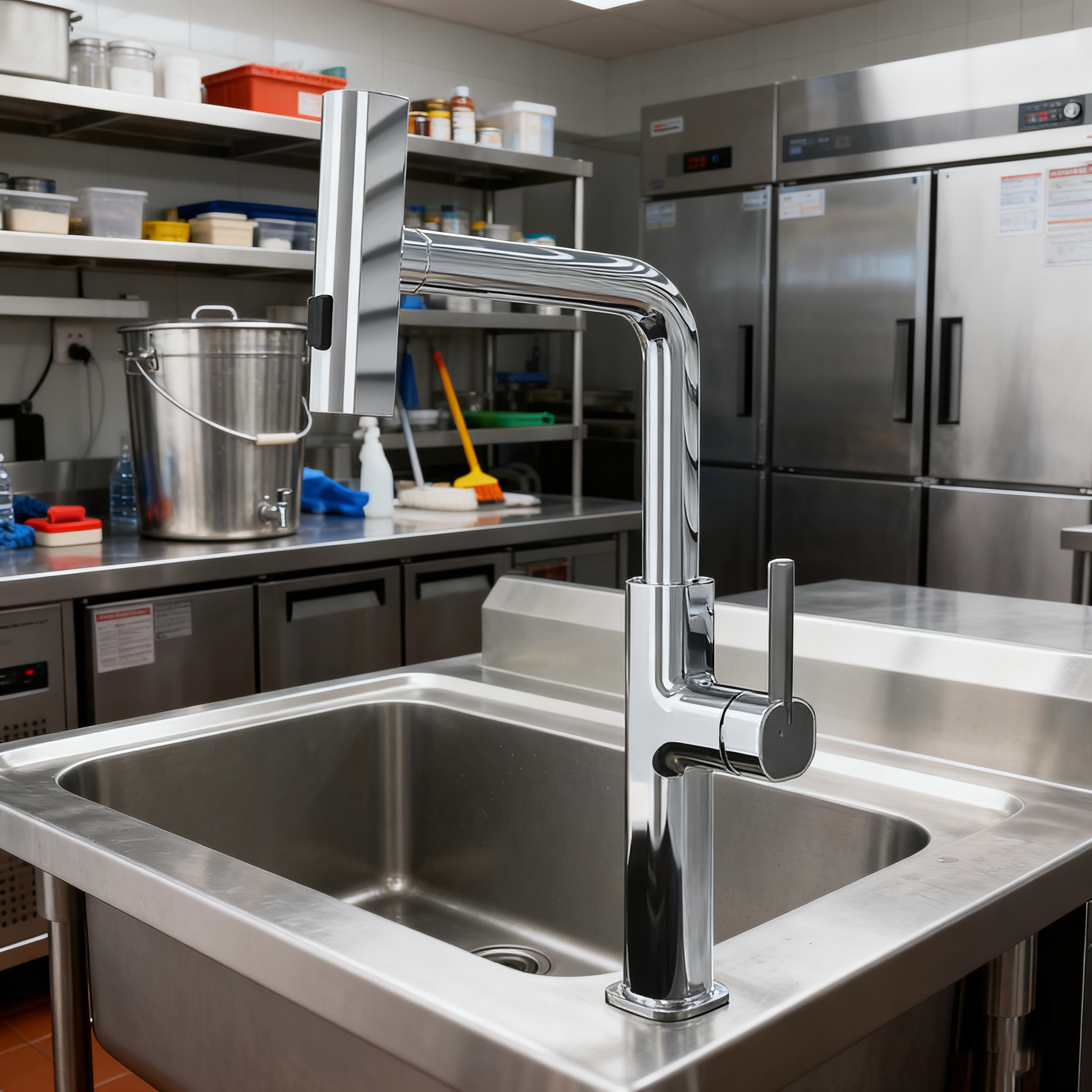 Modern Chrome Zinc Alloy Mixer Tap with Dual-Mode Sprayer for Residential and Commercial Projects to All Countries