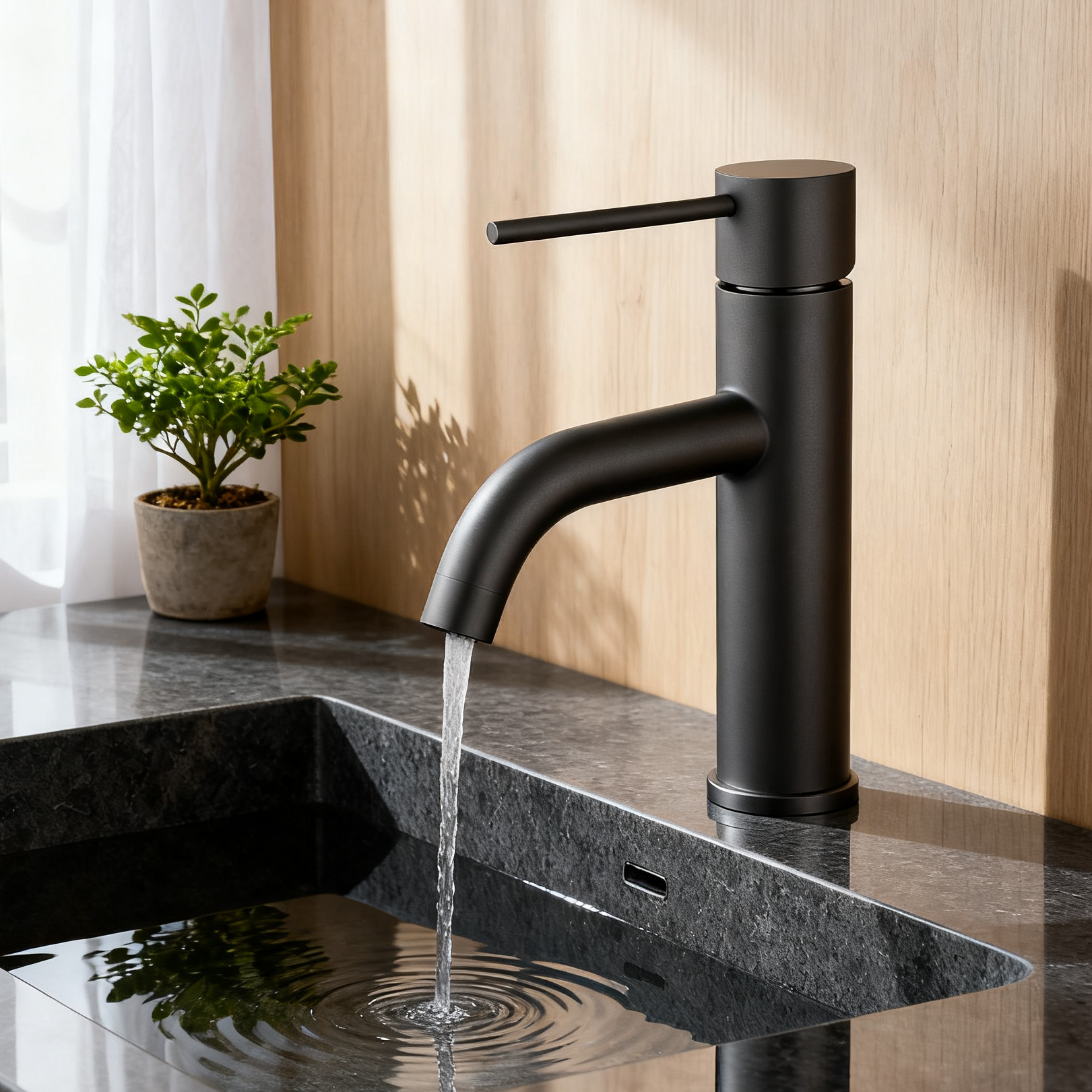 LD-01101SS Stainless Steel Basin Faucet Brushed Nickel Single Handle Bathroom Mixer Tap – Eco-Friendly Modern Design