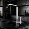 Modern Kitchen Faucet with Square Spout for Residential and Commercial Projects in many finishes
