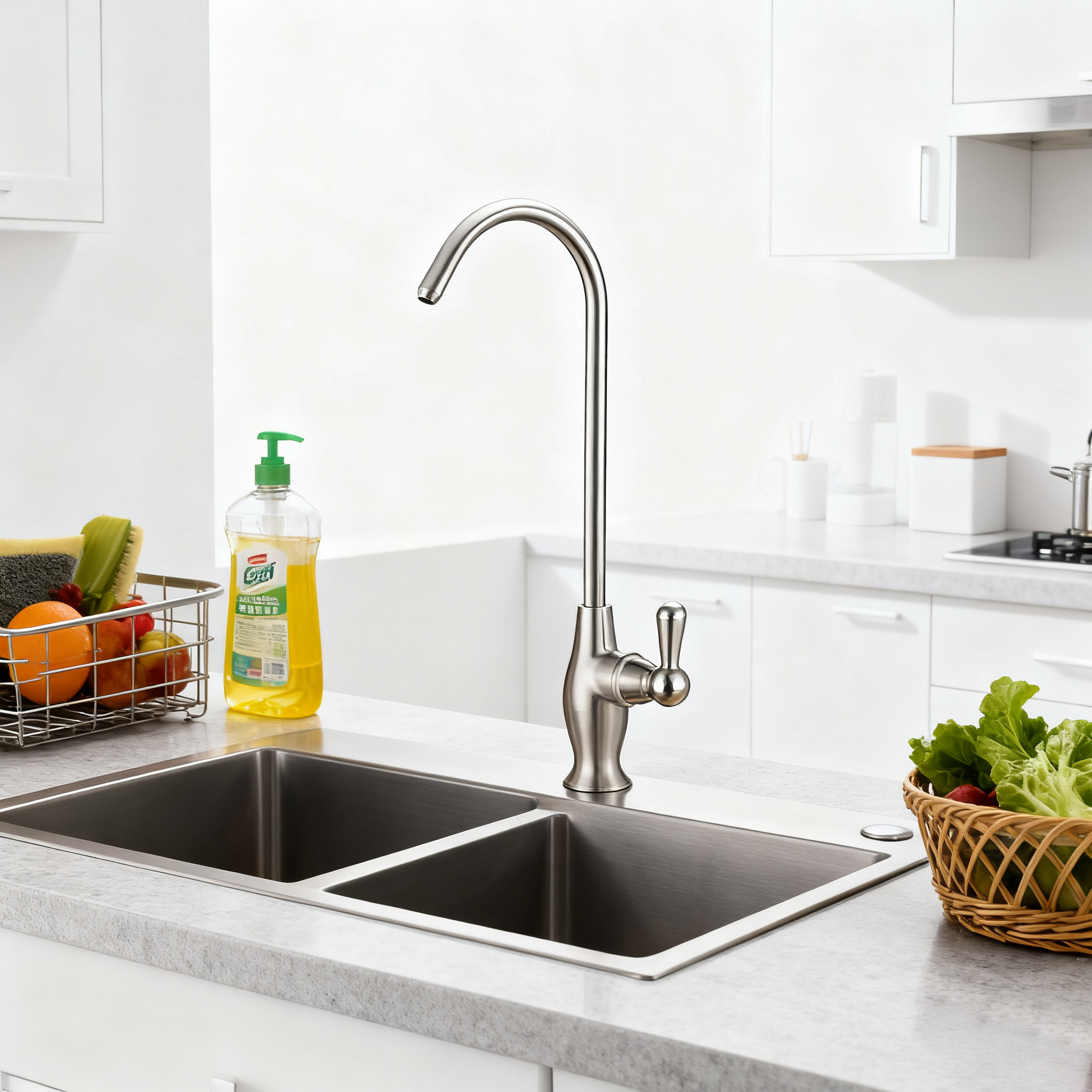 Single Handle Stainless Steel Kitchen Faucet – Elegant Gooseneck Design, Precision Flow Control and Reliable Global Supply