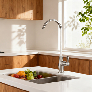 Single Handle Stainless Steel Kitchen Faucet – Elegant Gooseneck Design, Precision Flow Control and Reliable Global Supply