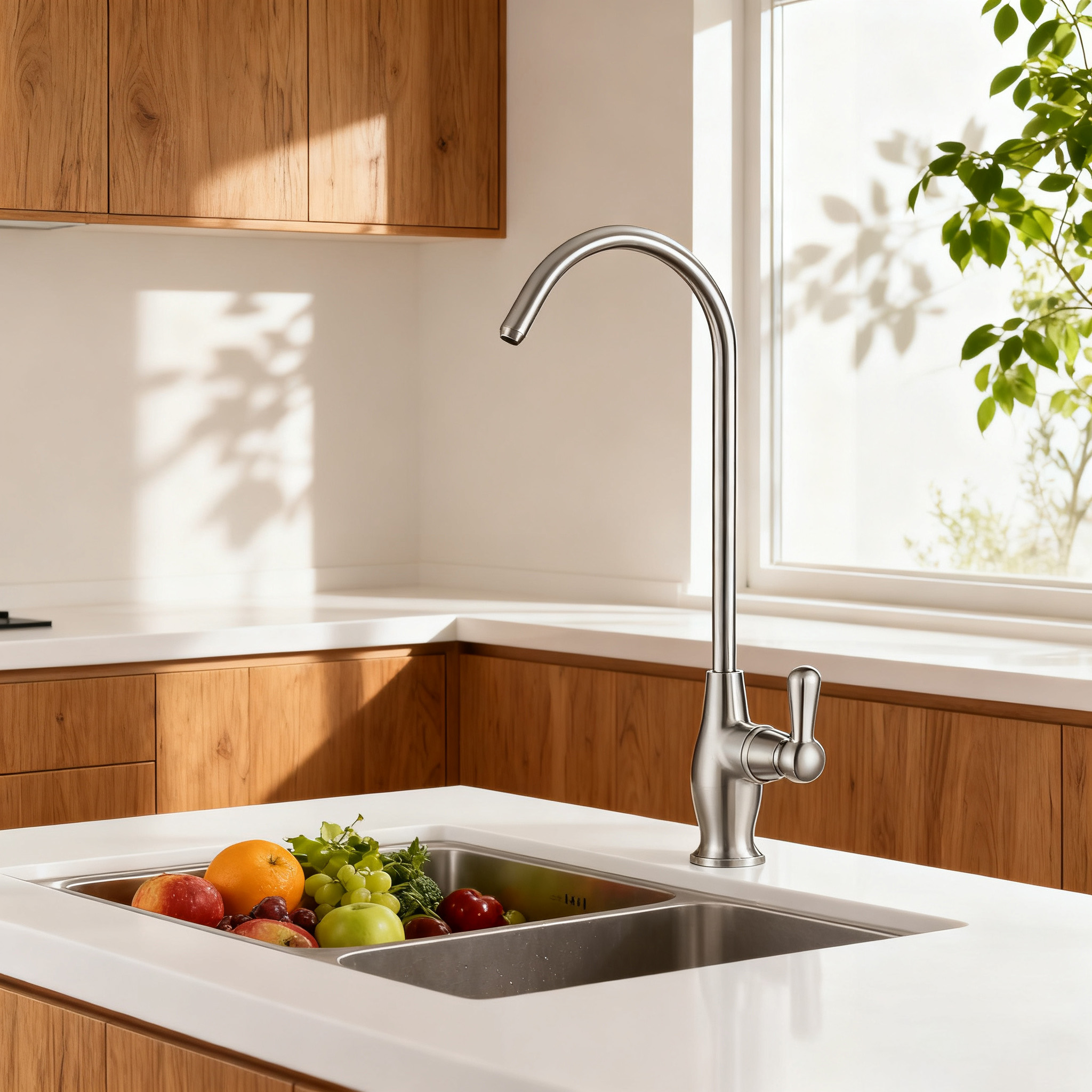 Single Handle Stainless Steel Kitchen Faucet – Elegant Gooseneck Design, Precision Flow Control and Reliable Global Supply
